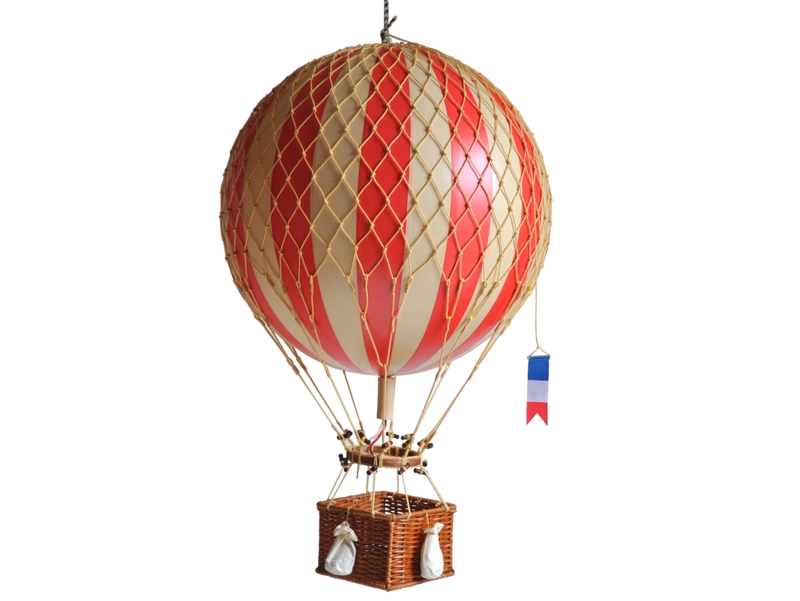 バルーン（熱気球）オブジェ LL/レッドAuthentic Modelsバルーン / 熱気球